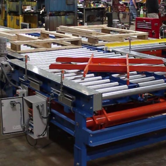 Băng tải Bàn Xoay Pallet