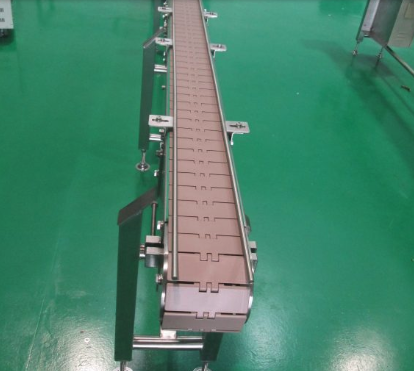 Băng Tải Xích Cánh Phía Trên Loại Nhựa