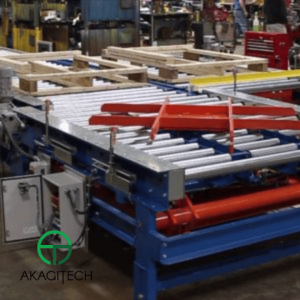 Băng Tải Bàn Xoay Pallet – Giải Pháp Chuyển Hướng Pallet Tự Động, Chính Xác Trong Dây Chuyền Sản Xuất