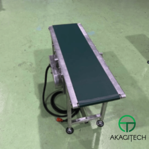 Băng Tải Thực Phẩm Inox 304 Đai PVC/PU – ATVB-TP-01-200-1.5 – Gọn Nhẹ, Chính Xác, An Toàn Vệ Sinh