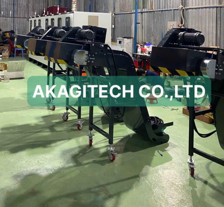Hình ảnh: Máy băng tải thu gom phoi CNC – Giải pháp tự động hóa hiệu quả cho nhà xưởng cơ khí
